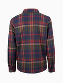 Camicia uomo blu fantasia tartan diagonale - Gallo 1927 - Official Online Shop