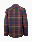 Giacca imbottita e foderata uomo blu fantasia tartan diagonale - Gallo 1927 - Official Online Shop