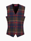 Gilet uomo blu fantasia tartan diagonale - Gallo 1927 - Official Online Shop