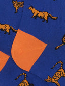 Calze lunghe donna cotone blu fantasia gatti - Gallo 1927 - Official Online Shop