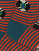 Calze corte uomo cotone verde fantasia dischi vinile - Gallo 1927 - Official Online Shop