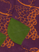 Calze lunghe uomo cotone viola fantasia grappoli d'uva - Gallo 1927 - Official Online Shop
