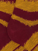 Calze lunghe uomo cotone bordò riga sfumata - Gallo 1927 - Official Online Shop