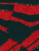 Calze lunghe uomo cotone verde riga sfumata - Gallo 1927 - Official Online Shop