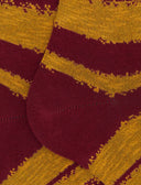 Calze lunghe donna cotone bordò riga sfumata - Gallo 1927 - Official Online Shop