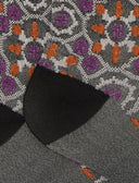 Calze lunghe donna viscosa nera fantasia piastrella - Gallo 1927 - Official Online Shop