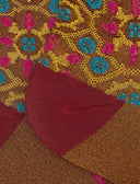 Calze lunghe donna viscosa bordò fantasia piastrella - Gallo 1927 - Official Online Shop
