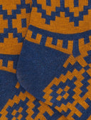 Calze lunghe bambino cotone giallo fantasia greca natalizia - Gallo 1927 - Official Online Shop