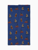 Sciapa leggera unisex blu fantasia cani - Gallo 1927 - Official Online Shop