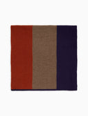 Sciarpa unisex lana viola fantasia color block - Gallo 1927 - Official Online Shop