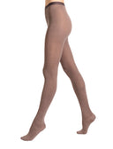 Collant donna cotone marrone tinta unita - Gallo 1927 - Official Online Shop