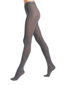 Collant donna cotone grigio tinta unita - Gallo 1927 - Official Online Shop