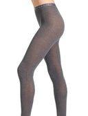 Collant donna cotone grigio tinta unita - Gallo 1927 - Official Online Shop