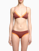 Triangel-BH aus Baumwolle für Damen, blau, Windsor-Streifen