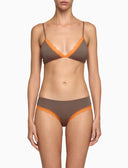 Slip brasiliana intimo donna cotone verde righe windsor - Gallo 1927 - Official Online Shop