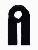 Sciarpa unisex puro cashmere blu tinta unita - Gallo 1927 - Official Online Shop