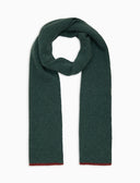 Sciarpa unisex puro cashmere verde tinta unita - Gallo 1927 - Official Online Shop