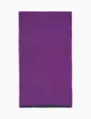 Sciarpa unisex puro cashmere viola tinta unita - Gallo 1927 - Official Online Shop