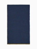 Sciarpa unisex lana blu tinta unita - Gallo 1927 - Official Online Shop