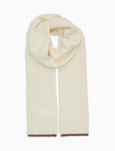 Sciarpa unisex lana bianca tinta unita - Gallo 1927 - Official Online Shop