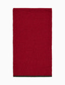 Sciarpa unisex lana rossa tinta unita - Gallo 1927 - Official Online Shop