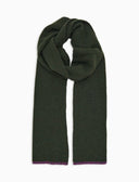 Sciarpa unisex lana verde tinta unita - Gallo 1927 - Official Online Shop