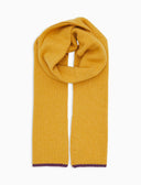 Sciarpa unisex lana gialla tinta unita - Gallo 1927 - Official Online Shop