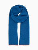 Sciarpa unisex lana azzurra tinta unita - Gallo 1927 - Official Online Shop