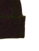 Berretto con risvolto unisex viola fantasia tartan a righe - Gallo 1927 - Official Online Shop