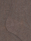 Calze corte uomo cotone beige tinta unita a coste - Gallo 1927 - Official Online Shop