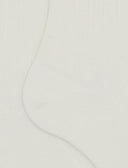 Calze corte donna cotone bianco tinta unita a coste - Gallo 1927 - Official Online Shop