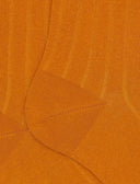 Calze corte donna cotone giallo tinta unita a coste - Gallo 1927 - Official Online Shop