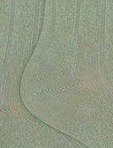 Calze corte donna cashmere verdi costa tinta unita