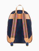 Zaino unisex in canvas di cotone blu tinta unita - Gallo 1927 - Official Online Shop