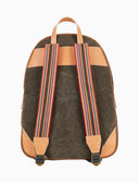 Zaino unisex in canvas di cotone verde tinta unita - Gallo 1927 - Official Online Shop