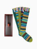 Box 1 con 5 paia di calze lunghe uomo cotone fantasia mix di icone Gallo - Gallo 1927 - Official Online Shop