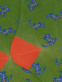 Calze corte uomo cotone fantasia geko su fondo verde - Gallo 1927 - Official Online Shop