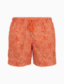 Boxer mare uomo fantasia stelle marine arancio - Gallo 1927 - Official Online Shop