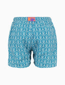 Boxer mare uomo fantasia conchiglie su fondo blu - Gallo 1927 - Official Online Shop