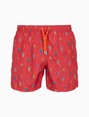 Boxer mare uomo fantasia cavallucci marini su fondo rosso - Gallo 1927 - Official Online Shop