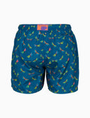 Boxer mare uomo fantasia libellule su fondo blu - Gallo 1927 - Official Online Shop