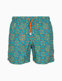 Boxer mare uomo fantasia piastrella color pavone - Gallo 1927 - Official Online Shop