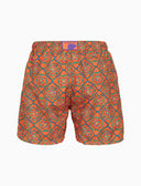 Boxer mare uomo fantasia piastrella arancio - Gallo 1927 - Official Online Shop