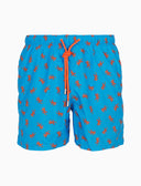 Boxer mare uomo fantasia geko su fondo azzurro - Gallo 1927 - Official Online Shop