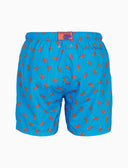 Boxer mare uomo fantasia geko su fondo azzurro - Gallo 1927 - Official Online Shop