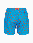 Boxer mare uomo fantasia geko su fondo azzurro - Gallo 1927 - Official Online Shop