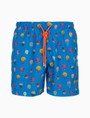 Boxer mare uomo fantasia mongolfiere su fondo su fondo azzurro - Gallo 1927 - Official Online Shop