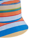 Cappello pioggia unisex righe multicolor azzurro - Gallo 1927 - Official Online Shop