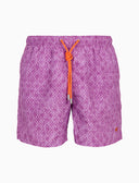 Boxer mare uomo fantasia batik viola - Gallo 1927 - Official Online Shop