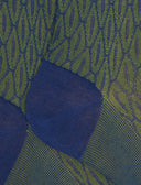 Calze lunghe uomo cotone fantasia geometrico blu - Gallo 1927 - Official Online Shop